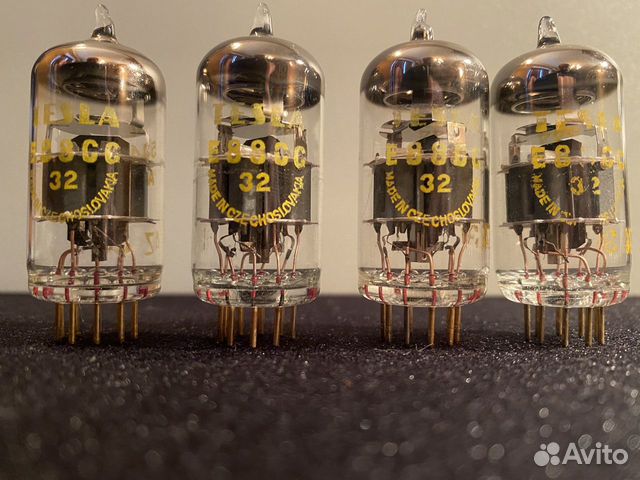 Радиолампы Tesla E88CC Gold Ping