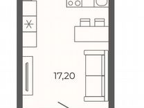 Квартира-студия, 24,1 м², 24/26 эт.