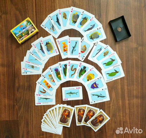 Игральные карты Египет рыбы