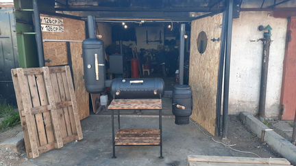 Мангал Смокер Коптильня Барбекю Гриль