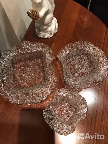 Комплект вазочек винтаж СССР 60 е г