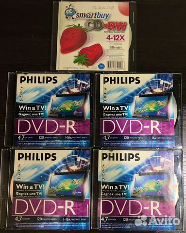 DVD диски пустые