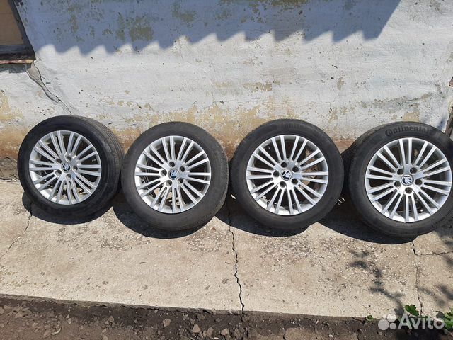 Continental premium contact 205 55 r16, диски