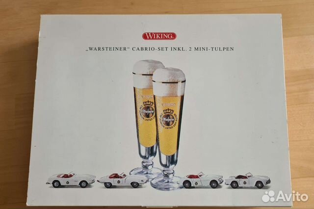 Wiking Warsteiner Cabrio set 1:87