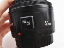 Объектив canon lens EF 50mm 1:1.8 II
