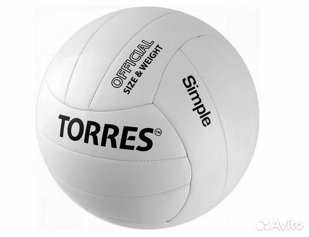 Волейбольный мяч бюджетный Torres Simple новый