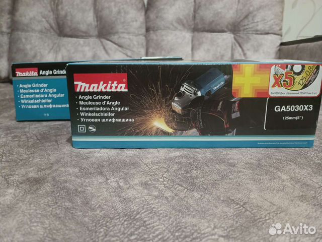 Ушм Makita GA5030X3 новая, 720 Вт, 125 мм
