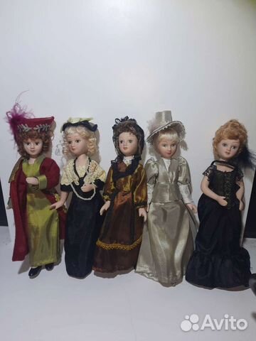 Куклы дамы эпохи, куклы в костюмах народов мира