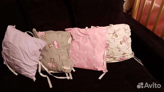 Бортики-подушки, балдахины