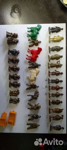 Железные солдатики Киндер 90-х мини фигурки