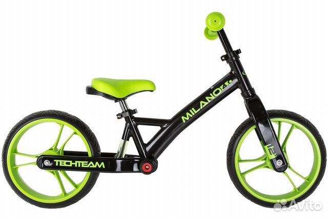 Велосипед Беговел Milano 4.0 зеленый