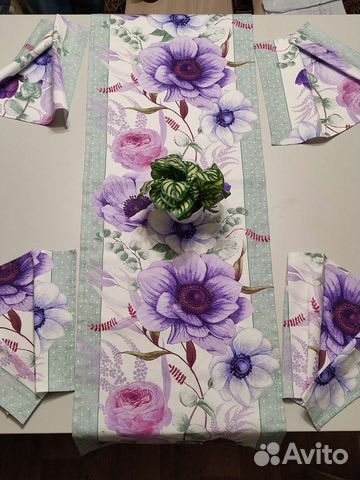 Дорожка кухонная с салфетками