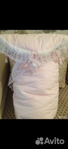 Конверт, одеяло на выписку для девочки