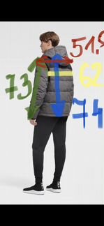 Dkny куртка/пуховик мужской оригинал XL