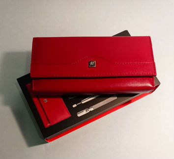 Маникюрный набор 5 пр. красный, Zwilling