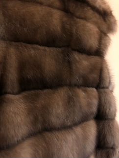 Жилет из Соболя седой