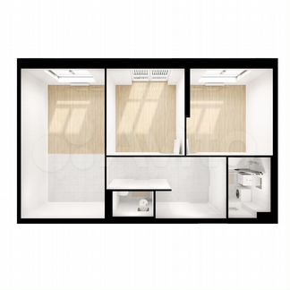 2-к квартира, 61.1 м², 9/24 эт.