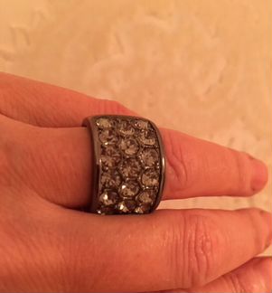 Кольцо Dyrberg Kern кристаллы Swarovski