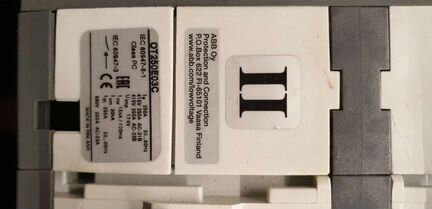 Реверсивный рубильник OT250E03C до 250A 3-полюсный