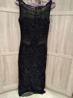 Платье вечернее с камнями