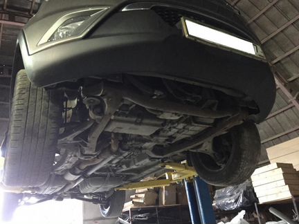 Actyon new защита пыльник переднего бампера