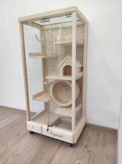 Витрина-клетка для шиншилл, белки, бурундука, дегу