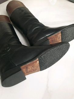 Сапоги Chanel, 39 1/2 р. вечныекожа внутри и снару