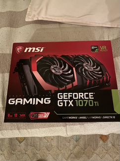 MSI GeForce GTX 1070 Ti Gaming 8gb видеокарта