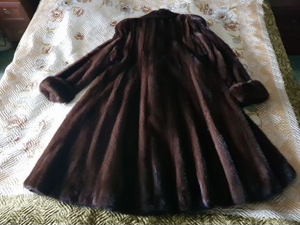 Шуба норковая длинная