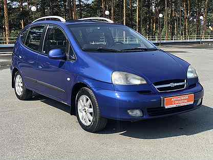 Chevrolet Rezzo 2007 синяя