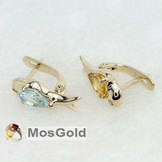 Золотые серьги