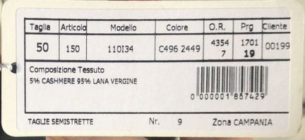 Новое пальто, Италия, сезон: осень - ранняя зима