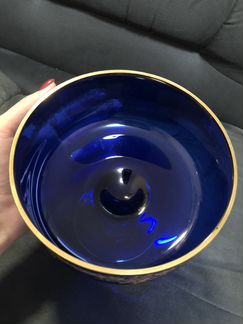 Ваза Конфетница Bohemia Glass 1970-e