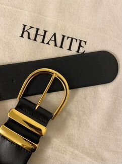 Кожаный ремень Khaite