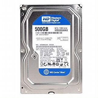 WDC WD5000aakx 500gb (гб). Тест на фото