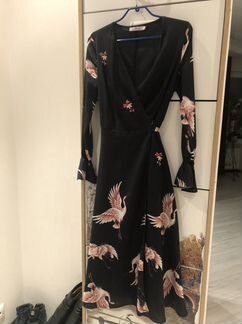 Платье на запах Журавли