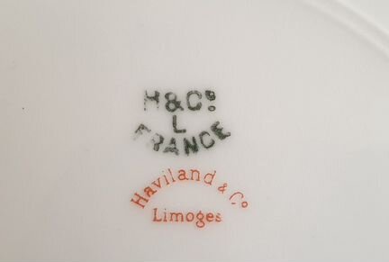 Тарeлки - кoрoлeвский Лиможский фapфop