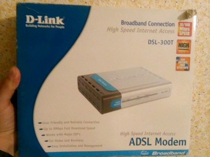 Adsl модем D-Link DSL-300T