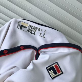 Fila white line белое платье в спортивном стиле