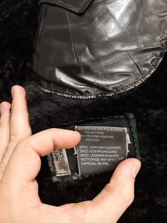 Куртка зимняя кожанная, подкладка овчина мех