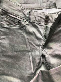 Джинсы штаны блестящие голографические H&M