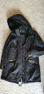 Парка черная