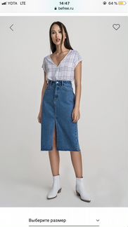 Юбка джинсовая