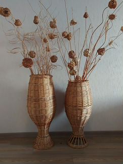 Плетёная Ваза из лозы