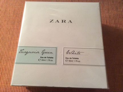 Туалетная вода Zara, новая, 2 флакона в коробке