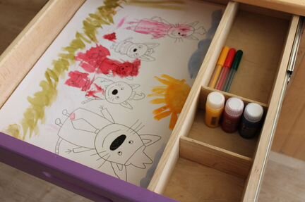 «Растущий» детский стол