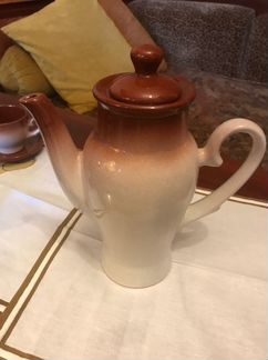 Кофейный керамический сервиз. винтаж