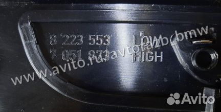 Накладки порога BMW E65