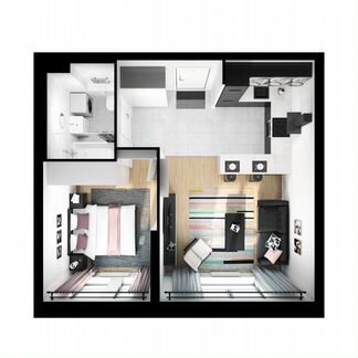 1-к квартира, 40.9 м², 8/32 эт.