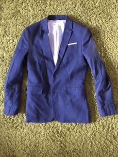 Пиджак школьный, классический с платком